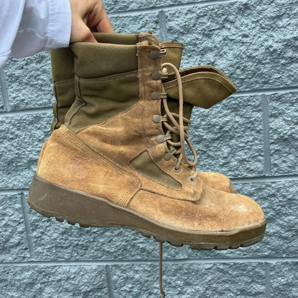 Belleville 790 ST USMC Gore-Tex Waterproof Steel Toe Combat Boots Men 10 W Coyot